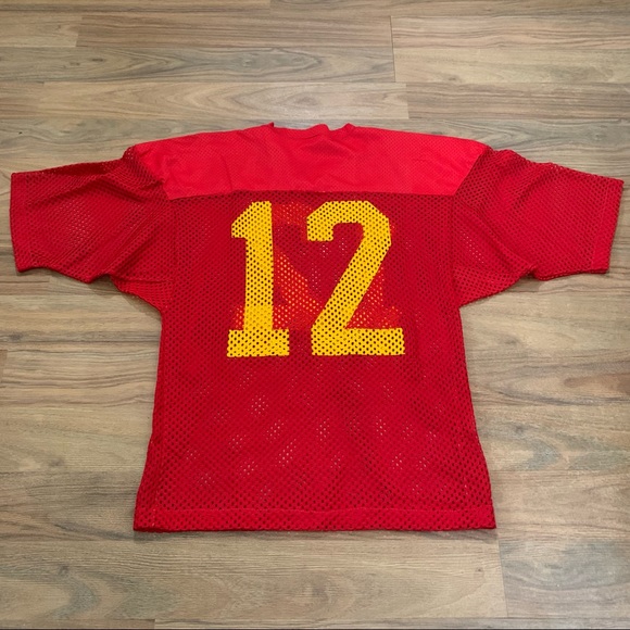 Vintage 70s 80s Champion Blue Bar Pro College Football Jersey Made in USA Medium - Picture 5 of 7